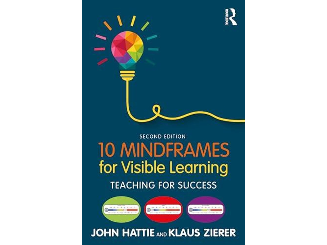 Livro 10 Mindframes for Visible Learning de John Hattie e Klaus Zierer (Inglês)