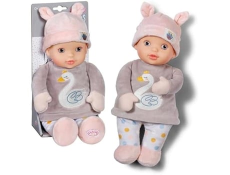 Boneca Baby Annabell Sweetie Mauve 30 Cm Chocalho Integrado Para Recém Nascido