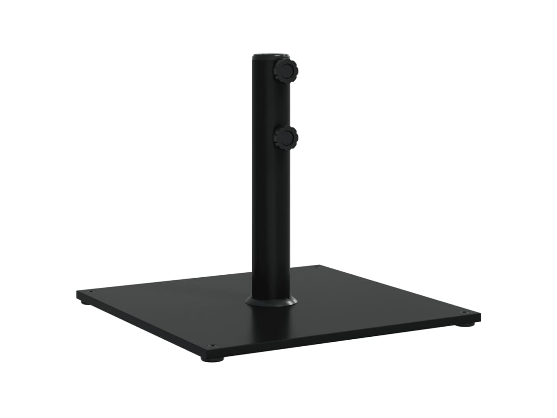 Parasol Base, Parasol Bases Vidaxl Preto Aço (n/a)