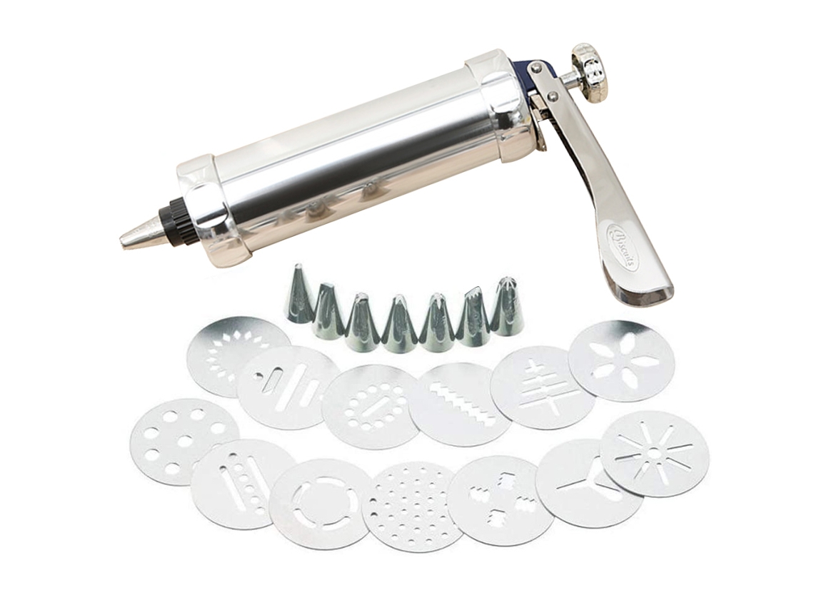 Conjunto De Formas Para Cookies Em Liga De Alumínio Doméstica, Máquina Multifuncional Para Biscoitos, Pistola De Decoração Diy