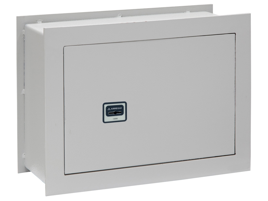 Cofre de parede Arregui Ideal 5 com fechadura de chave, caixa de segurança para casa e residências, fácil de usar.