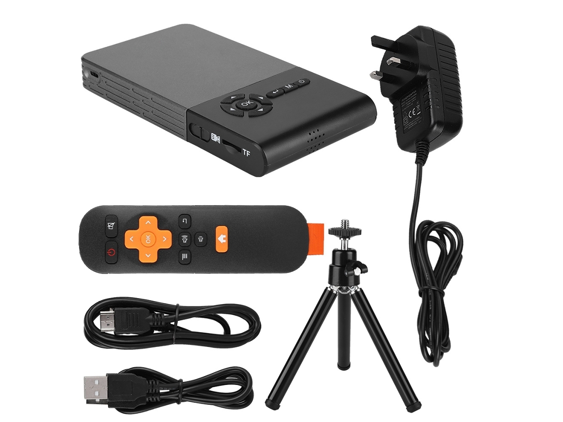 Projetor Smart Dlp 2500 Lumens Tela 120 Polegadas