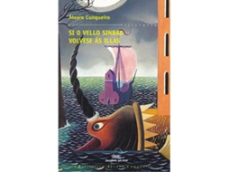 Livro Si O Vello Sinbad Volvese Ás Illas de Álvaro Cunqueiro