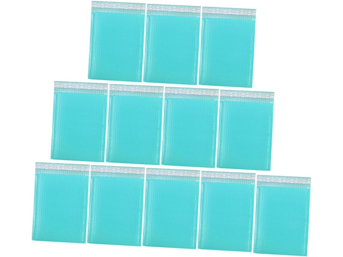Lote com 50 Sacos Acolchoados com Bolhas para Expedição, Ideais para Joias e Objetos Pequenos