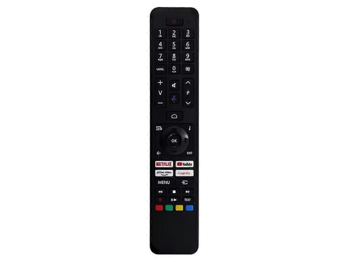Controle Remoto Substituto Compatível Com Ct-8563 Tv Toshiba Alcance 1 10 Metros Infravermelho Não Suporta Comandos Voz