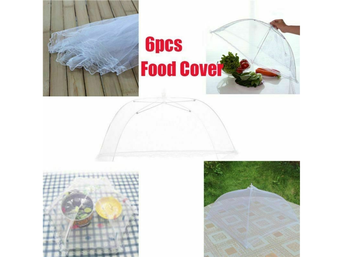 Nova Line 6pcs 17'' Capa de Comida Tenda de Malha Pop Up para Piqueniques Churrascos Protegendo Contra Insetos