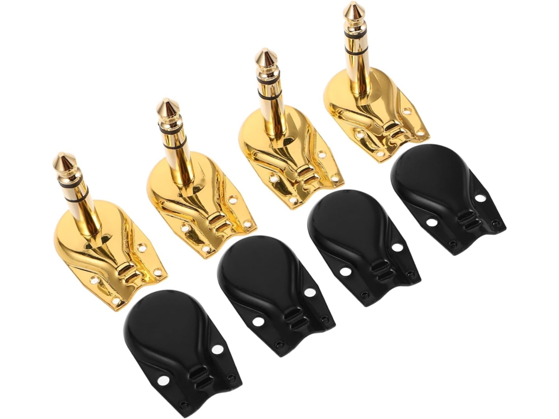 Conjunto De 4 Adaptadores De Áudio Para Microfone E Fone De Ouvido Com Conector Macho Para Macho E C Gokoco