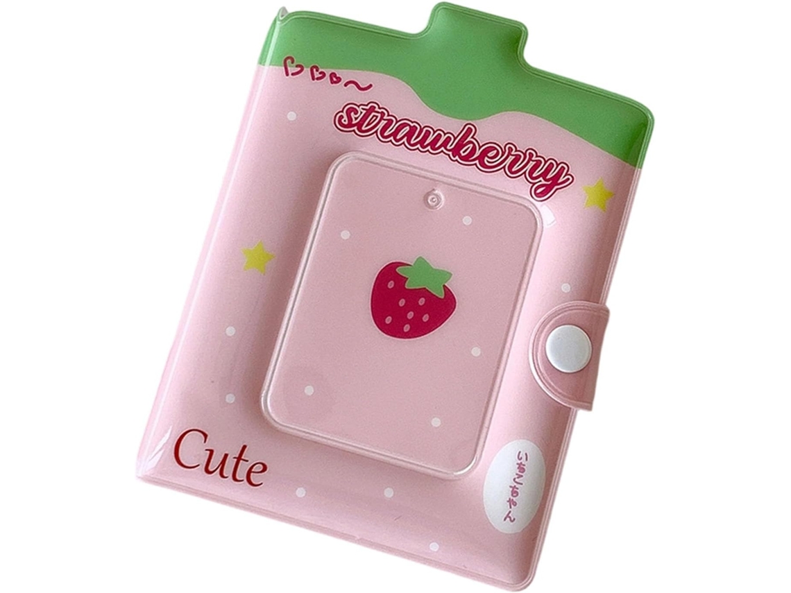 Mini Álbum De Fotos 7, 6cm 3 Polegadas, Porta Cartões Com Furo Para Pendurar, 40 Bolsos, Ideal Para Presentes