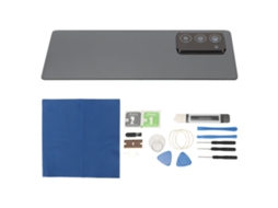 Aetheria tampa de Vidro Traseiro com Lente de Câmera e Kit de Reparo para Samsung Galaxy Z Fold 2 5g F916 Preto