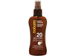 Óleo Bronzeador BABARIA Protective Sun SPF 20 (100 ml)