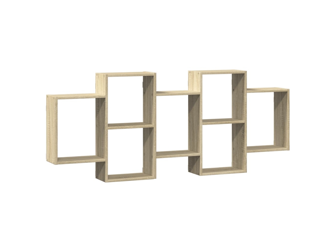 Wall Shelf, Wall Shelves Vidaxl Marrom Madeira Processada (159 X 18 X 65 Cm)