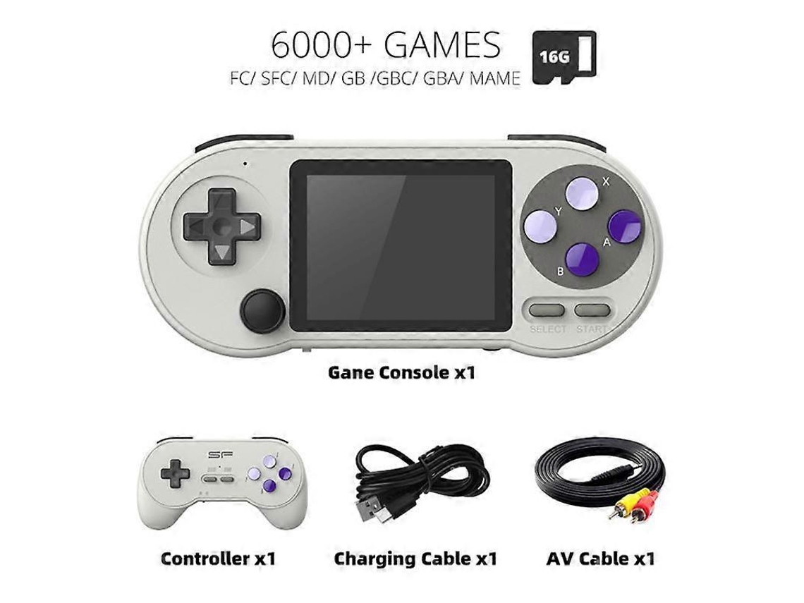 Frog Sf2000 3 Polegadas Ips Console De Jogos Portátil Mini Player Portátil Integrado 6000 Jogos Jogos Retrô Suporte Saída Av Ly Ebike
