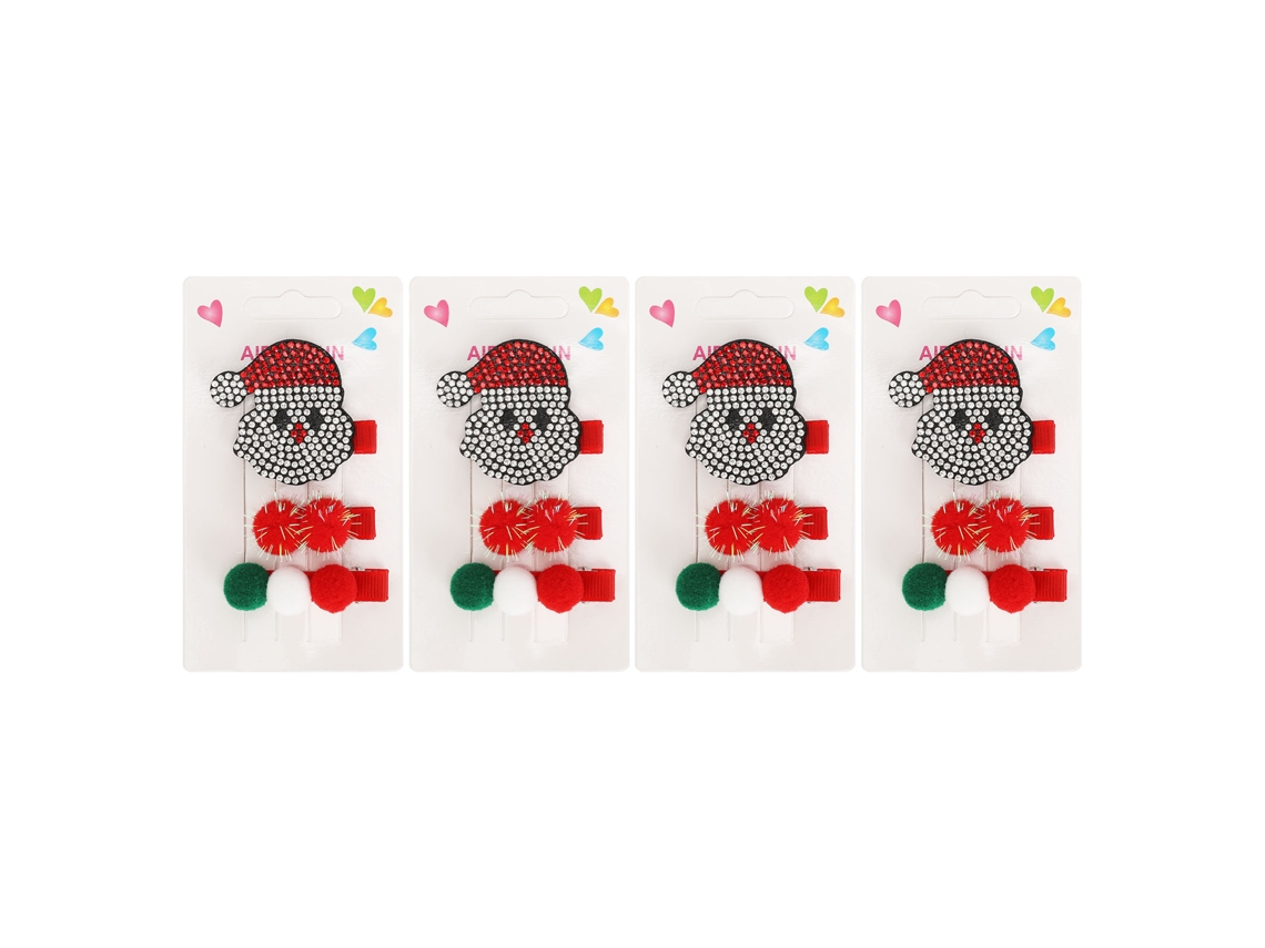 Gumatas De Cabelo Natalino Para Enfeitar Trajes Festivos