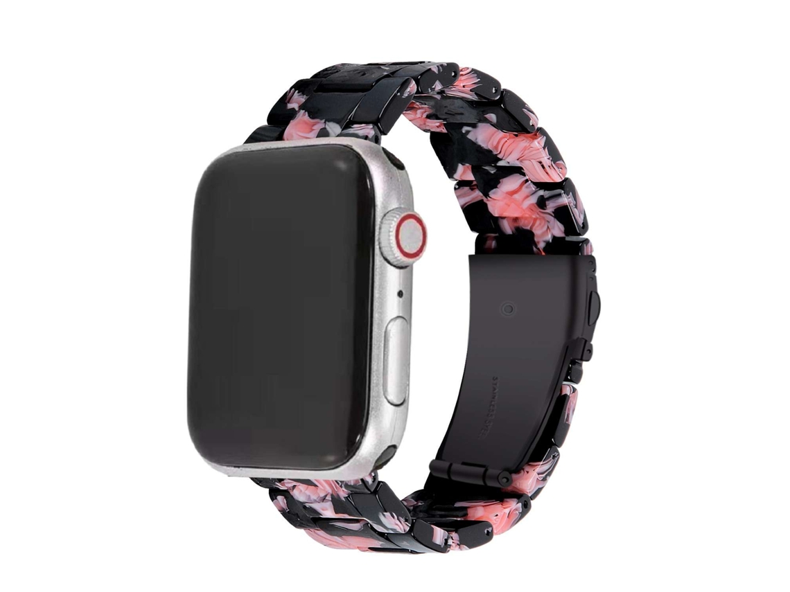 Bracelete Resina Luxury Rodonita Apple Watch Ultra 49Mm