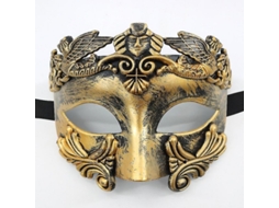 Máscara De Ouro Antiga Grega Espartana Guerreiro Romano Máscara De Baile De Máscaras Homem