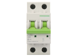 Disjuntor Miniatura 2 Polos Tipo C Proteção Vazamentos