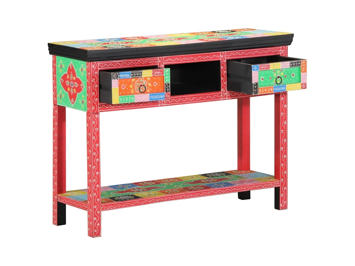 Vidaxl Aparador Com Gaveta Multicolor 100 X 30 X 77 Cm