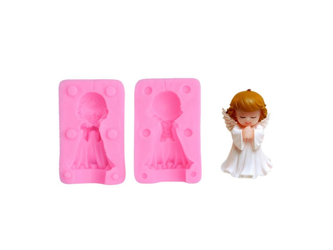 Mold de Silicone Anjo LAXISCREED para Velas e Doces