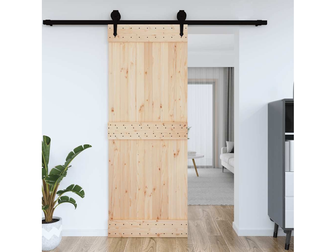 Porta Narvik 85x210 Cm Madeira De Pinho Maciã§a DKD HOME DECOR