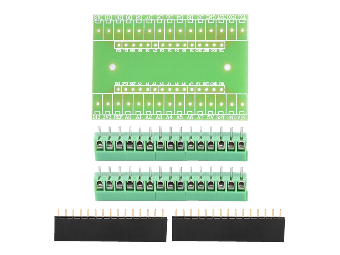 Conjunto De Placas De Expansão Compatível Com Arduino Nano 3.0 Com Terminais E Funções Extras - Laxiscreed
