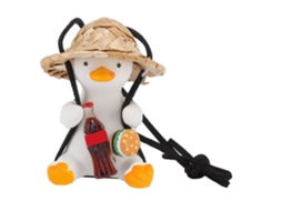 Primerox pingente de Pato Balançante para Carro Decorativo Cute com Aromaterapia para Espelho Retrovisor