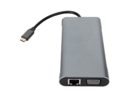 2026zentro-hub Usb C 11 Em 1 Com Carregamento Pd 5gbps Usb 3.0 4k 30hz Hd Vga Para Pc Monitor Projetor