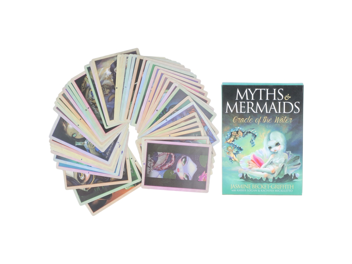 Primerox 44 Cartas de Tarot Jogo Interativo Adivinhação Presente Perfeito para Festas Reuniões