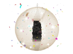 Bola De Discoteca Grande Espelhada Para Festas E Decoração