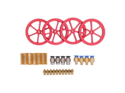 Conjunto De Porcas De Nivelamento Com Mão Para Impressora 3d Ender 3 Mk8 Bico Mola Conector Hot End