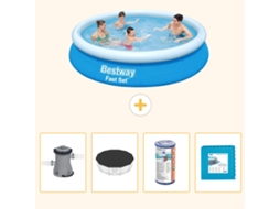 Bestway Piscina Bestway Fast Set Redonda - 366x76 Cm - 5-peças S254