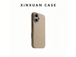 Capa Para Iphone 17 Promax Em Silicone Líquido Magnético Com Toque De Pele.