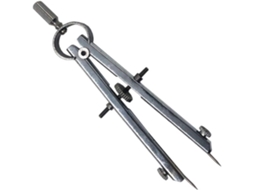 Compasso De Precisão Em Metal Para Desenho Círculos, Durável E Com