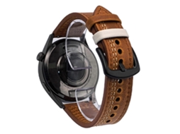 Pulseira De Couro Retrátil Com Fivela Tri-star De Sete Linhas