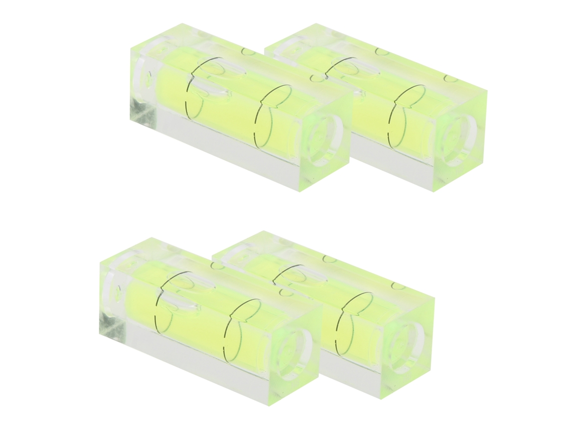 4 Peças Nível De Bolha Quadrado Pequeno Nível De Espírito Detector Ferramenta De Medição Para Impressora 3d
