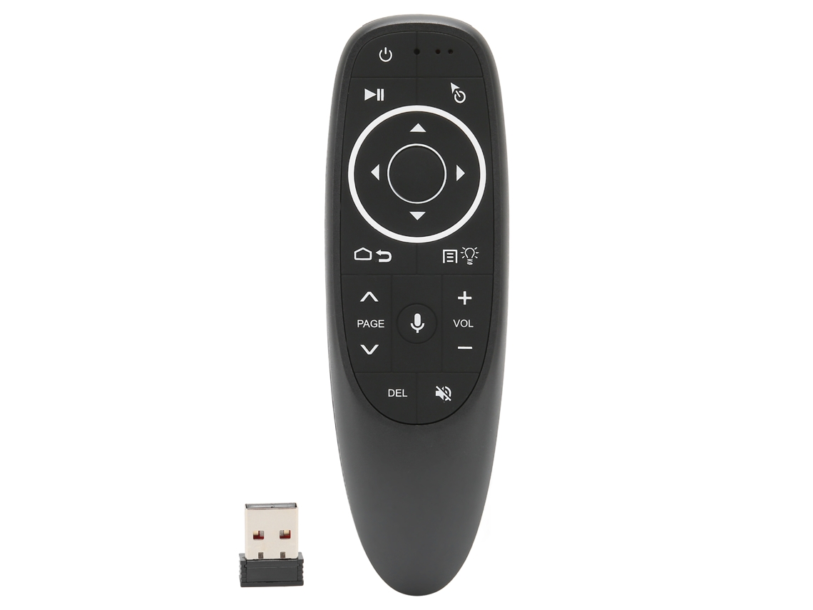 Controle Remoto G10s Pro EOOCOO com controle por voz e infravermelho
