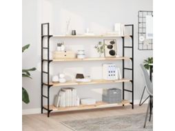 Vidaxl Prateleira Flutuante 2pcs 120x30x2cm Acácia Maciça Não Tratada