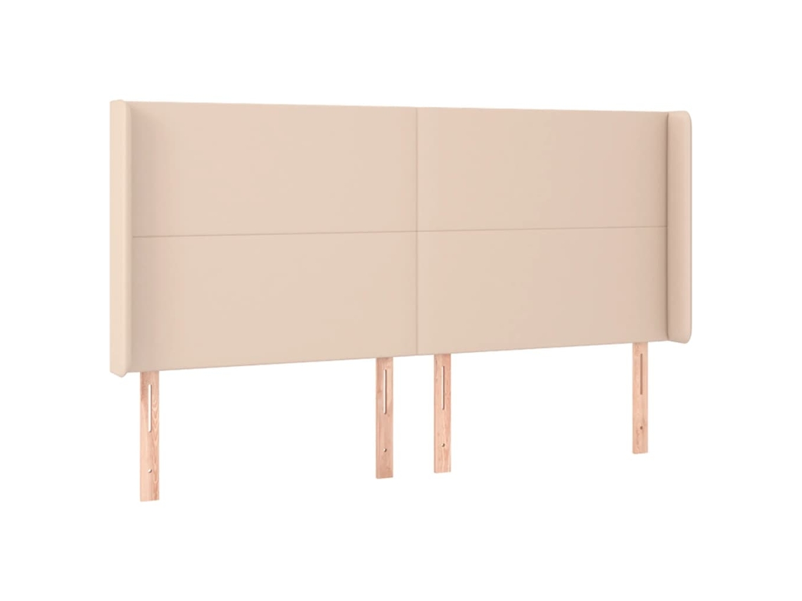 Headboard, Headboards Vidaxl Marrom Couro Artificial (183 X 16 X 118/128 Cm)