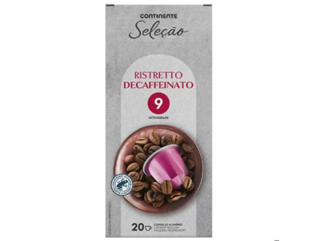 Cápsulas de Café Decaffeinato Int 9 CONTINENTE SELEÇÃO