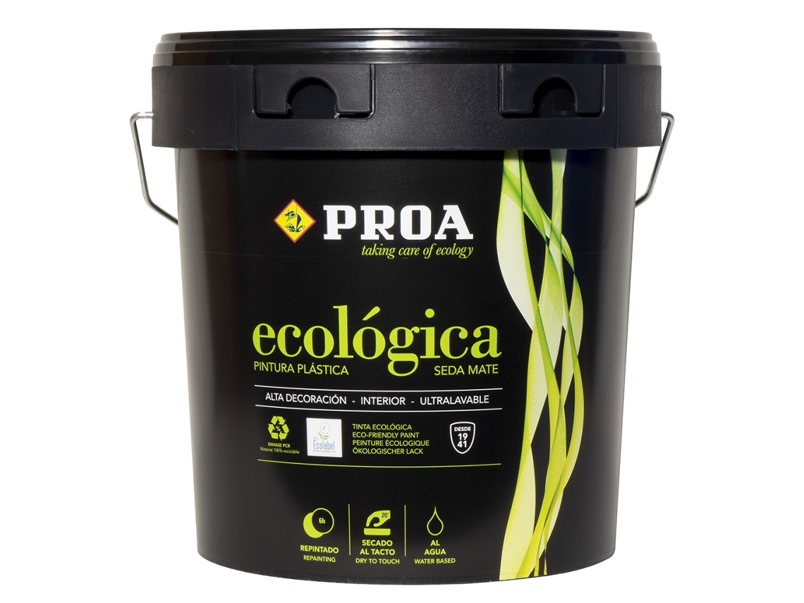 Tinta Ecológica para Interiores PROA Branco 4L