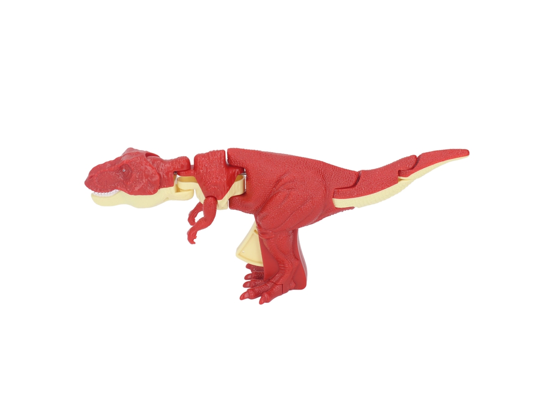 Rebe-brinquedo De Dinossauro Interativo Musical Com Cabeça Móvel Elétrico Realista Funny Press Vermelho