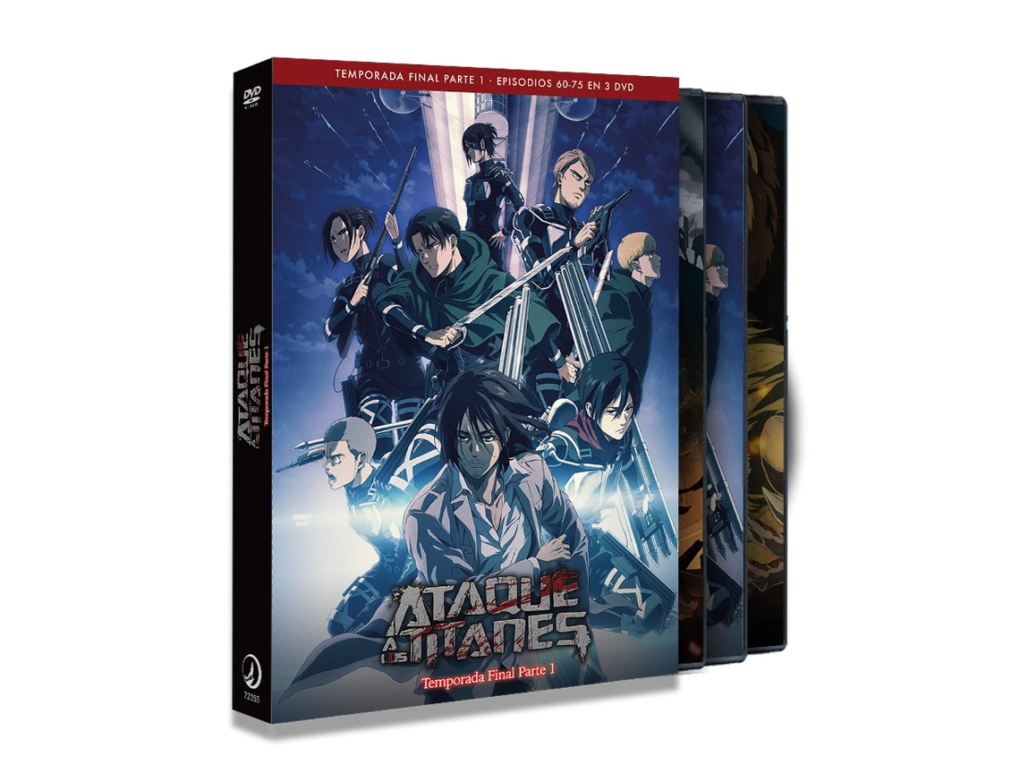 DVD Shingeki no Kyojin Attack On Titan / Ataque a Los Titanes