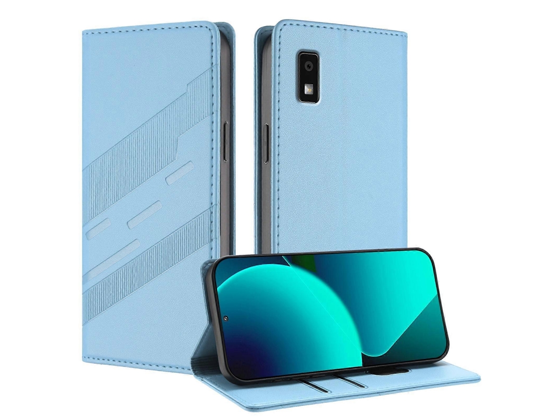 Capa De Celular Retrô De Couro Com Carteira Multifuncional Em Relevo