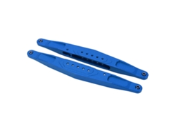 2 Braços Traseiros Inferiores de Alumínio, para Losi Baja Rey, Hammer Rey, Carro RC, 1/10, Azul Escuro S/MARCA