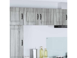Vidaxl Painel De Lava-louça Kalmar 2 Unid. Cinza Sonoma