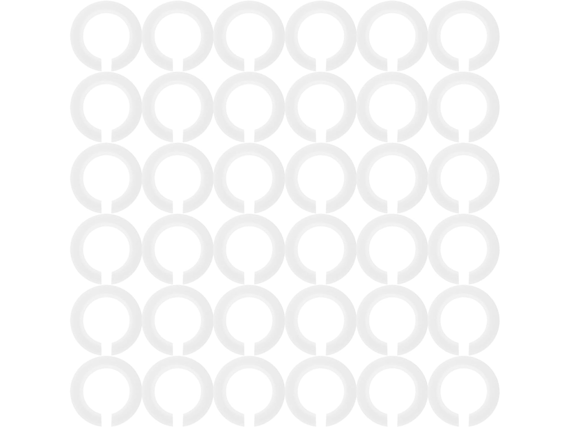 Adaptadores De Cúpula De Plástico Branco E27 Para E14, 50 Unidades, Para Conversão