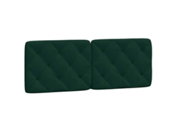 Travesseiro de Cabeça 140 cm Veludo Verde Escuro MAISON EXCLUSIVE