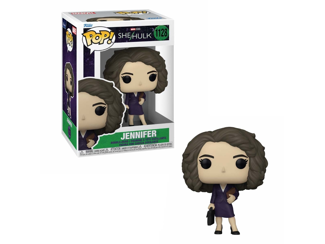 Funko Pop! Marvel She-Hulk Jennifer (Idade Mínima Recomendada: 6 anos)