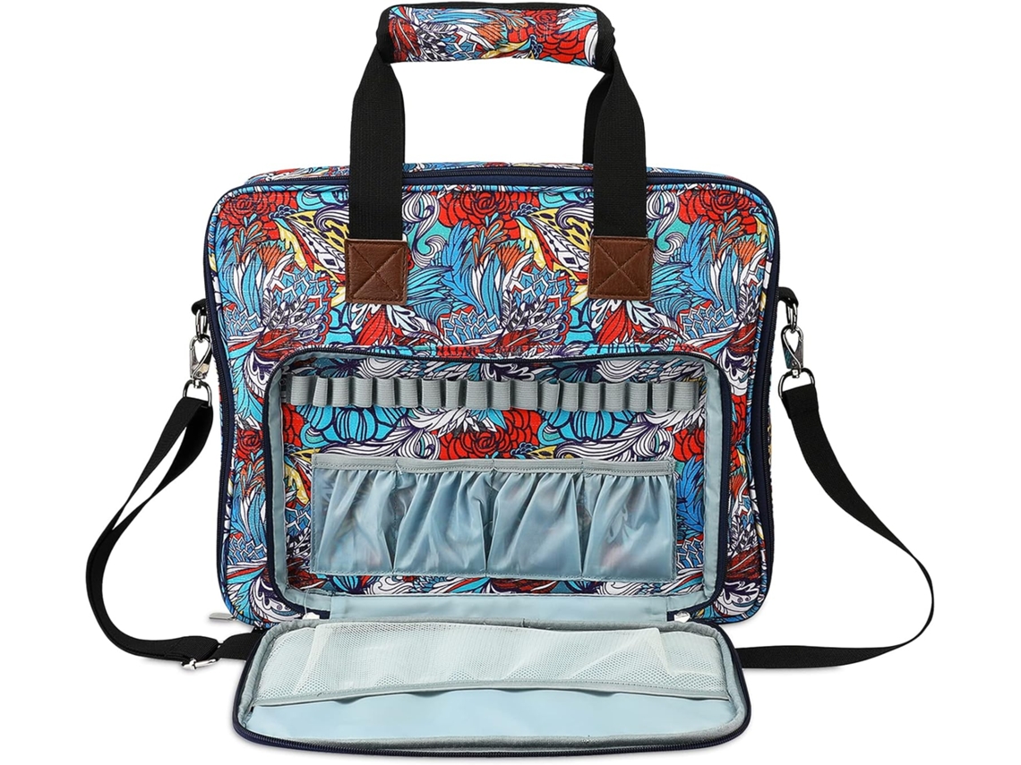 Lurelia Kit Bordado Ponto Cruz 39,1 X 32,6 7,6 Cm Para Tricô Crochê Bolsa Decorativa