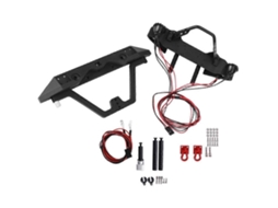 Para Choque Dianteiro E Traseiro Com Luz Led Para Trx4 Scx10 90046 1/10 Rc Carvayotoy