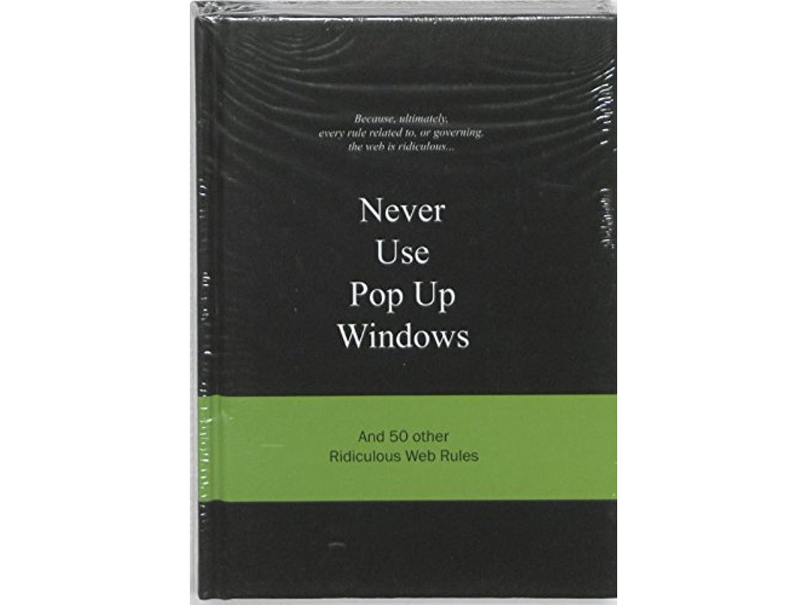 Livro Never Use Pop Up Windows de Anneloes Van Gaalen (Inglês - Capa Dura)